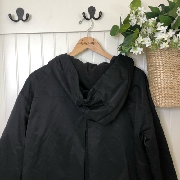 Eileen Fisher Stand Collar Down Puffer Parka Coat - Picture 7 of 10